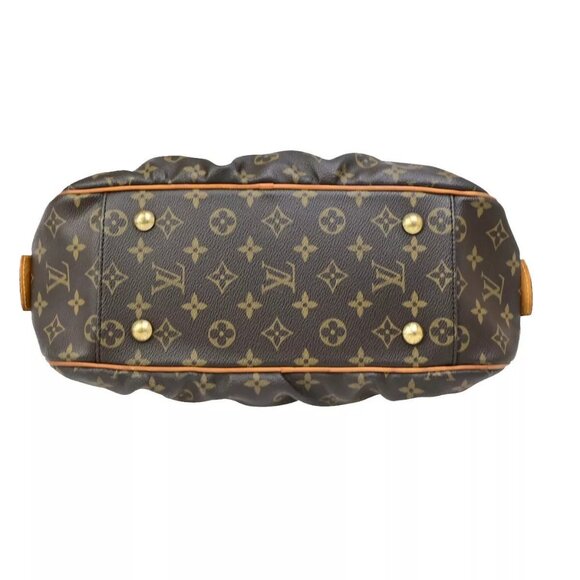 LOUIS VUITTON Mitzi Tote Hand Bag Monogram Leather Brown Spain - Picture 9 of 15